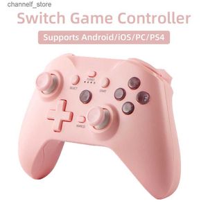 Oyun Denetleyicileri Joysticks Switch Gamepad Wirelles Controller Android Telefonları Destekler/İOS/Bilgisayarlar Win10/Çift Motor Titreşim ile240322