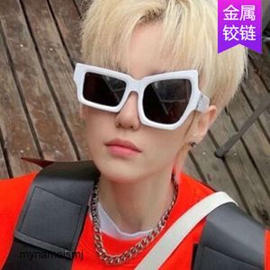 2 pcs Fashion luxury designer Eyebrow picking Sunglasses trend 2022 new style personality irregular size Eye Sunglasses lovers street shooting Tiktok same men