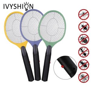 Zappers Electric Fly Insect Bug Zapper Bat Handheld Insect Fly Swatter Racket Portable Mosquitos Killer Pest Control For Bedroom Insects