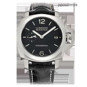 남성 Paneraiss 시계 기계식 Paneraiss Luminor Luminor 1950 Series Steel Automatic Mechanical Men 's PAM00392 자동 시계 전체 스테인리스