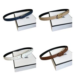 Partihandel Mens Belt Desinger Leather Womens bälten tunn av god kvalitet guld bokstav nål spänne ceinture luxe affär rem cool present FA094 H4