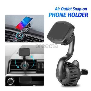 Cell Phone Mounts Holders Magnetic Car Phone Holder For Phones Universal Car Air Vent Holder For iPhone 13 Cell Mobile Phone Mount For Samsung 240322