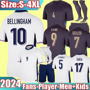 3xl 4xl 2024 Bellingham Soccer Jersey Kane Sterling Rashford Grealish Mount Foden Saka 23 24 Englands Football Shirt Men Kids Kit Uniforms Alexander-Arnold