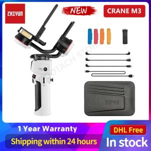 Heads ZHIYUN Crane M3 Camera Gimbal for Mirrorless Cameras Phone camera Handheld Stabilizer for Sony Canon Nikon vs WEEBILL 2