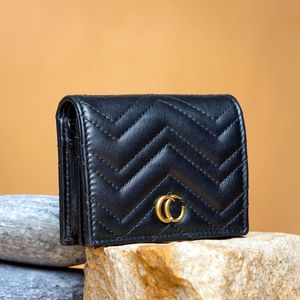 Marmont Ophidia Luxurys mens Wallet Designer Leather 7a Card Holder Coin Purses man passport holders folding Purse button Cardholder Womens zippy Wallets key pouch