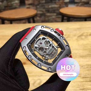 orologio Date Skull Rm052 Orologio meccanico automatico da uomo Scavato Nastro luminoso personalizzato Grande marea impermeabile