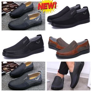 Model Formal Designer Gai Dress Shoe Mans Black Shoe Point Toe Party Bankiet Suits Men Business Obcase Designer But 38-50 Miękki klasyk