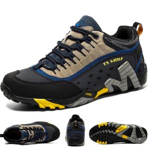 Shoes High Quality Outdoor Sport Hiking Shoes Men Women Trail Trekking Genuine Leather Mountain Climbing Shoes Waterproof Sneakers