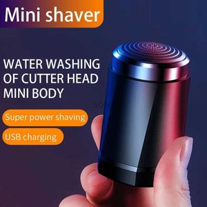 Electric Shavers Mini Electric Electric Ghaver Mens Rehargeble Golarka na mokro sucha podwójna golarka przenośna używana jako golarka podróżna o wielkości jaja 240322