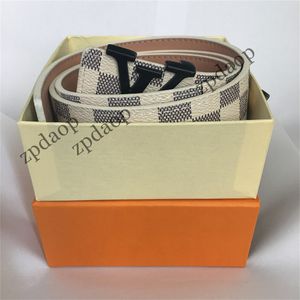 Designer Belt Mänbälten för kvinnor Designer 3.8 cm breddbälte L Buckle äkta läder lyxbälten man kvinna bb simon bälte mode midjeband bälten grossist