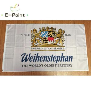 Accessories Weihenstephaner Beer Flag 3ft*5ft (90*150cm) Size Christmas Decorations for Home Flag Banner Indoor Outdoor Decor BER6