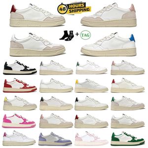 Scarpe firmate Scarpe casual Scarpe da ginnastica Uomo Donna Azione bicolore Panda Bianco Nero Pelle scamosciata Fucsia Oro Verde Rosso Rosa Giallo Basso USA Scarpe da ginnastica all'aperto