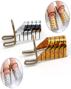 5pcssetネイルアートアクリルクリスタルビルディングエクステンションのヒント調整可能な再利用可能な爪ビルダーガイドマニキュアFO2658947