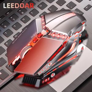 Ratos 3200DPI ajustável silencioso óptico G3 mouse para jogos LED USB com fio mouse para computador notebook mouse para jogos em casa