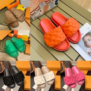 Designer chinelos de grife masculino piscina travesseiro conforto multa sandálias triplas pretas bege marfim luxuroso sunmmer praia slipper sandálias masculas slides