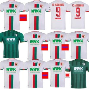 2023 2024 FC Augsburg Man Soccer Jerseys Demirovic Dorsch Rexhbecaj Beljo Vargas Engels Maier Football Shirt