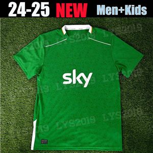 2024 Euro Cup Kids Kit ROBINSON OBAFEMI National Qualifier Classy Special 2025 Camisa de futebol Verde Branco FERGUSON BROWNE BRADY Irelands Soccer Jersey