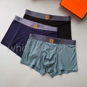 Boxer da uomo Mutande boxer corto Maschile Intimo morbido Designer Casual Uomo Luxury cinque Boxer di marca Pantaloncini Uomo stripe track pant swag boxer