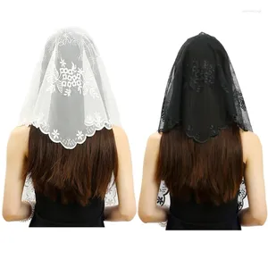 Scarves Women Lace Traditional Mass Mantilla Veil Catholic Y1UA