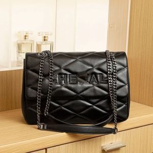 Designer-Make-up-Tasche, vielseitige Umhängetasche für Damen, Nischenmode, High-End-Kettentasche, Diamantgitter-Tasche, einzelne Schultertasche, Pendeltasche für die Arbeit