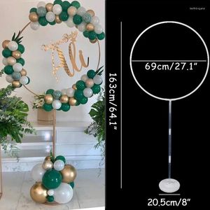 DIY Party Decoration Round Circle Balloons Stand Summer Wedding Birthday Anniversary Supplies Hoop Holder Baloon Column
