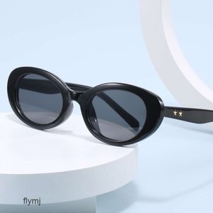 2 peças designer de moda de luxo novo estilo de óculos de sol oval estrela de cinco pontas arroz estilo de unha moda versátil