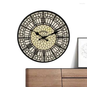 Wall Clocks Outdoor For Patio Retro Roman Numeral Weather Resistant Indoor Decorations Pool