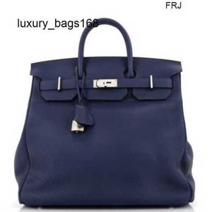 Sacola 40cm bolsas masculinas grande capacidade personalizado edição limitada azul escuro togo witpalladium hardware 40 tem logotipo 2x3u