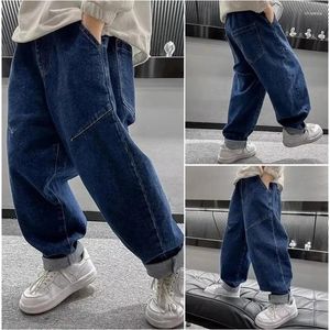 Mäns jeans barnbyxor för pojke barnbyxor avslappnade kläder barn pojkar pojke kläder spädbarn 10 12 år höst