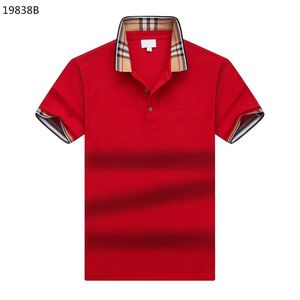 Man with Collar Tee Shirts Streetwear Top Striped Black Vintage Clothing Polo T Shirt for man Summer Mens Polo shirts Cotton Shirts Short