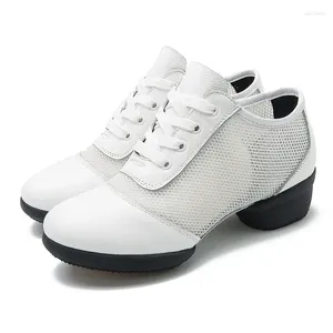 Sapatos casuais cxmmatw mulheres dança latina jazz dança mulher saltos tango sapato meninas feminino salão de baile senhoras tênis