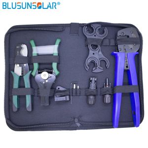 Temizleyiciler 1 Set Yüksek Kaliteli Takım Kutusu Sıkıştırma pensesi /Striptizci /Kablo Kesici /Güneş PV Spanners /Anahtar Tohumu Güneş Sistemi için Set