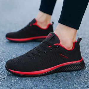 Buty męskie buty do biegania oddychające trampki o siatce lekkie miękkie sportowe buty bez poślizgu spacery joggingowe