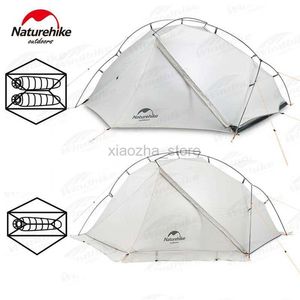 Tält och skydd Naturehike Vik Ultralight vandringstält camping vandringstält för 1-2 personer utomhus backpacking rese y-ram 930-1350g bärbar 240322