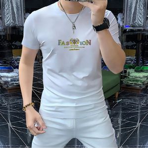 2024 Мужская рубашка-поло Дизайнерская мужская модная футболка с лошадьми Повседневная мужская летняя рубашка-поло High Street Trend Top Tee Asian