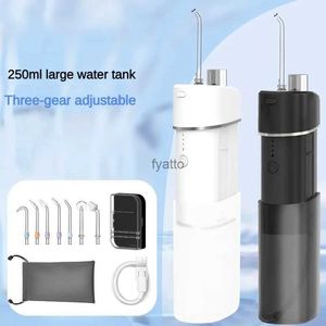 Other Appliances Electric oral irrigator dental sink tooth cleaning intelligent portable IPX7 200ml pulse water the third mock examination H240322