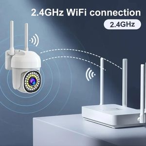 1PCS 2MP HD IPカメラ2.4G 5G WIFIワイヤレス屋外PTZカメラ2KミニスピードドームCCTV監視カメラプロイアレクサグーグルホーム