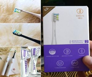 Cabeça de escova de dentes elétrica universal para limpeza oral, cabeças de escova substituíveis 3D para escova de dentes elétrica Soocas7702473