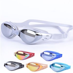 Vuxna barn Justerbar badglasögon Kvinnor Herr Fashion Water Sports Coating Lens Swimming Glasse Antifog Anti UV Ögonskyddsglasögon