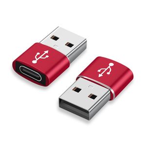 Typ C Adapter USB 3.0 Typ A Man to Type C Kvinnlig omvandlare Laddningsdataöverföring OTG Adapter