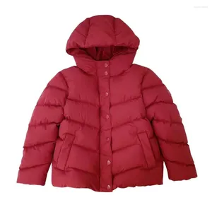 Вниз пальто 2024 BP BP BRAND RED Boutique для девочек Outwear 100-160CM