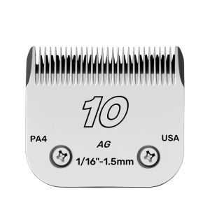 AINDS, Oster A5, Wahl KM ve diğer Clippers serisi ile uyumlu olan 10# çıkarılabilir Pet Clipper Steel Blade