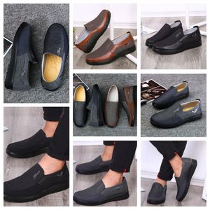 Casual Shoe GAI sneaker sport Cloth Shoes Mans Formal Classic Top Shoe Soft Sole Flats Leathers Men Shoe Black comfort softs size 38-50