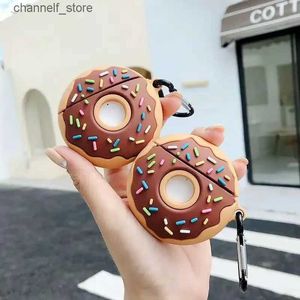 Earphone Accessories Donuts Cartoon Cute Protective Earphone Case for Airpods 2 Soft Case Cookies Headphone Cover for Airpods Pro 2 Case CoverY240322