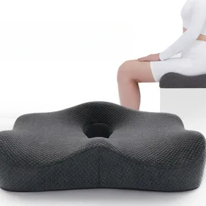 Cuscino per ufficio artefatto sedentario traspirante e bello glutei memory cotone sedia seggiolino auto cuscino per emorroidi