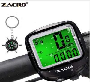 Zacro 1セット自転車速度計バイクサイクルコンピューターワイヤレスサイクリングコンピューター自転車速度自転車電源メーターCyclocomputer1940120