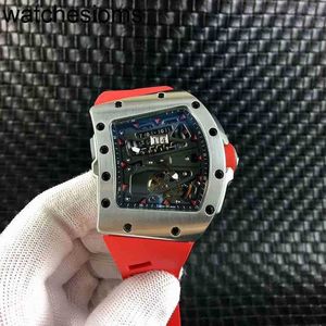 ZF Richamill Factory Swiss Watch Watches Mechanics Luxury Mens Wristwatch Business Leisure RMS70-01 자동 기계적 시계 미세한 스틸 테이프 트렌드