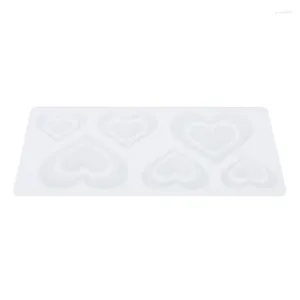 Baking Moulds White 6 Even Love Rose DIY Silicone Chocolate Candy Mold Cake Decoration Tool