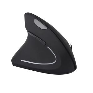 Bezprzewodowe lewe mysie myszy ergonomiczne myszy 1600dpi USB RGB Optical 240309