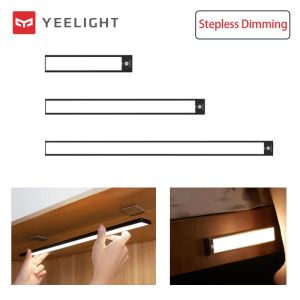 Kontrollera Yeelight Human Motion Induction Cabinet Light USB uppladdningsbar trapplös Dimning Light Bar LED -lampa för köksgarderobs sovrum